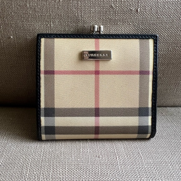 Burberry Bags Burberry Nova Check Compact Wallet Second Hand Poshmark